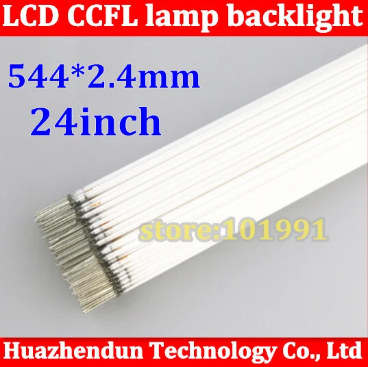 

50PCS/LOT Wholesale CCFL 544mm * 2.4mm 24" wide screen CCFL tube Cold cathode lamps LCD monitor backlight tube