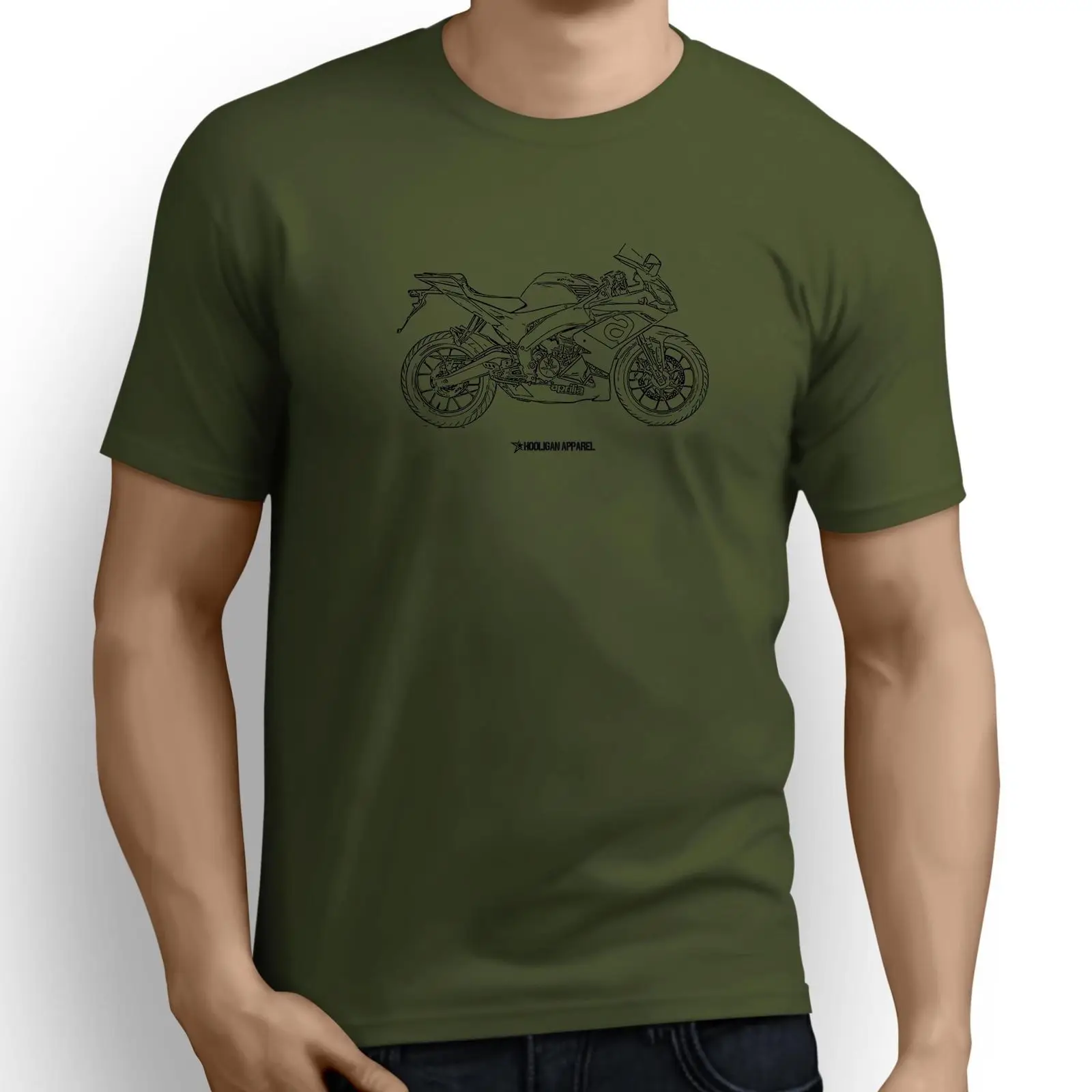 

New 8 Colors Round Neck Summer Fitness Clothing Italian Classic Motorcycle Fans Rs125 2017 Inspired Motorcycle Slim Fit T-Shirt