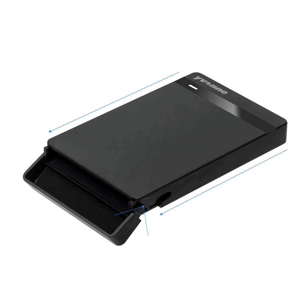 Yvonne HDD корпус 2 5 SATA к USB 3 0 адаптер для SSD жесткие диски с кабель|Корпус жесткого