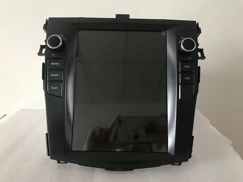 10 4 &quotTesla Android Fit TOYOTA Corolla 2007 2009 2010 2011 2012 Авто A/C автомобильный dvd-плеер навигация gps