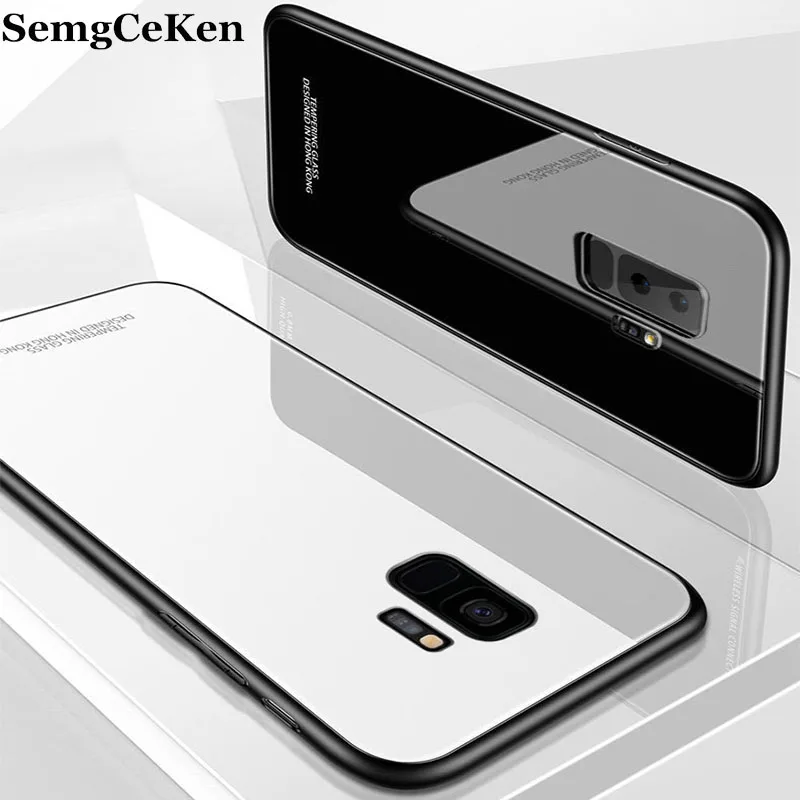 Жесткий зеркальный чехол SemgCeKen для samsung galaxy A6 A6S Plus A8 A9 star A9S A8S A7 A750 силиконовый чехол для телефона
