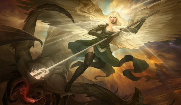 Волшебная настольная игра Archangel Avacyn Angel of Hope Настольный коврик для мыши большой mgt