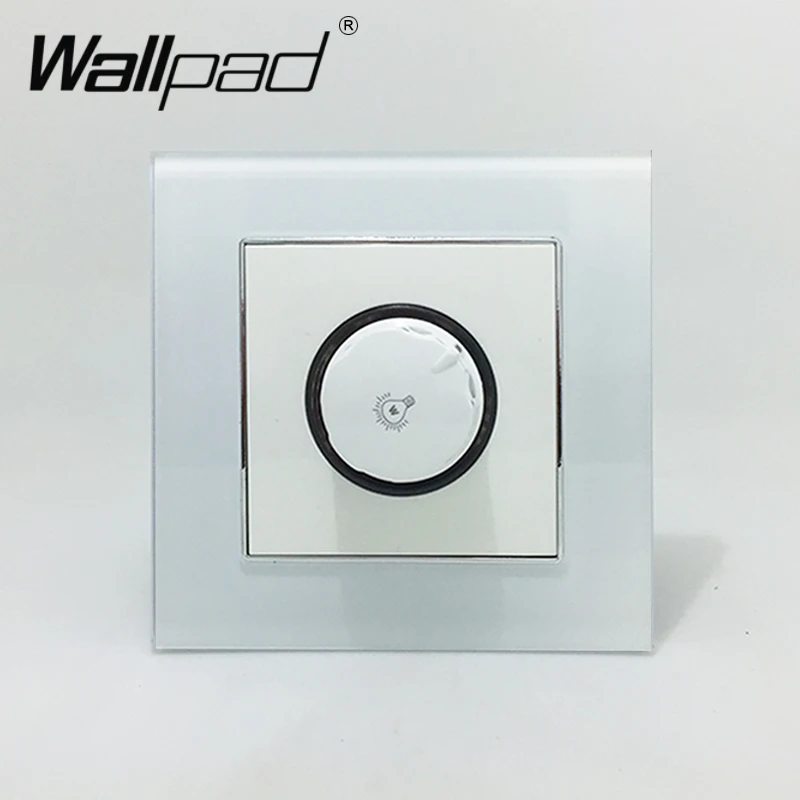 Диммерный переключатель Wallpad роскошное Хрустальное стекло 110 250 В стандарт ЕС