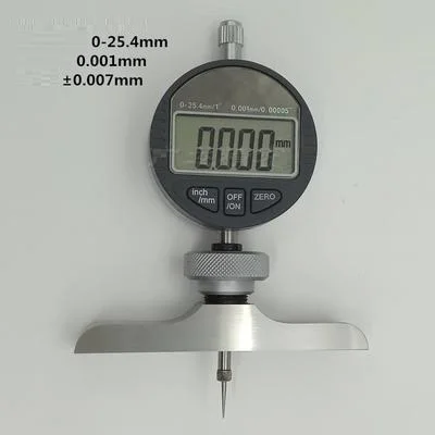 30120114 0-25.4MM 0-1MM-12.7MM-25.4MM 0,001 MM индикатор шкалы глубины с индикатором держателя - Цвет: 30120114 0-25.4MM