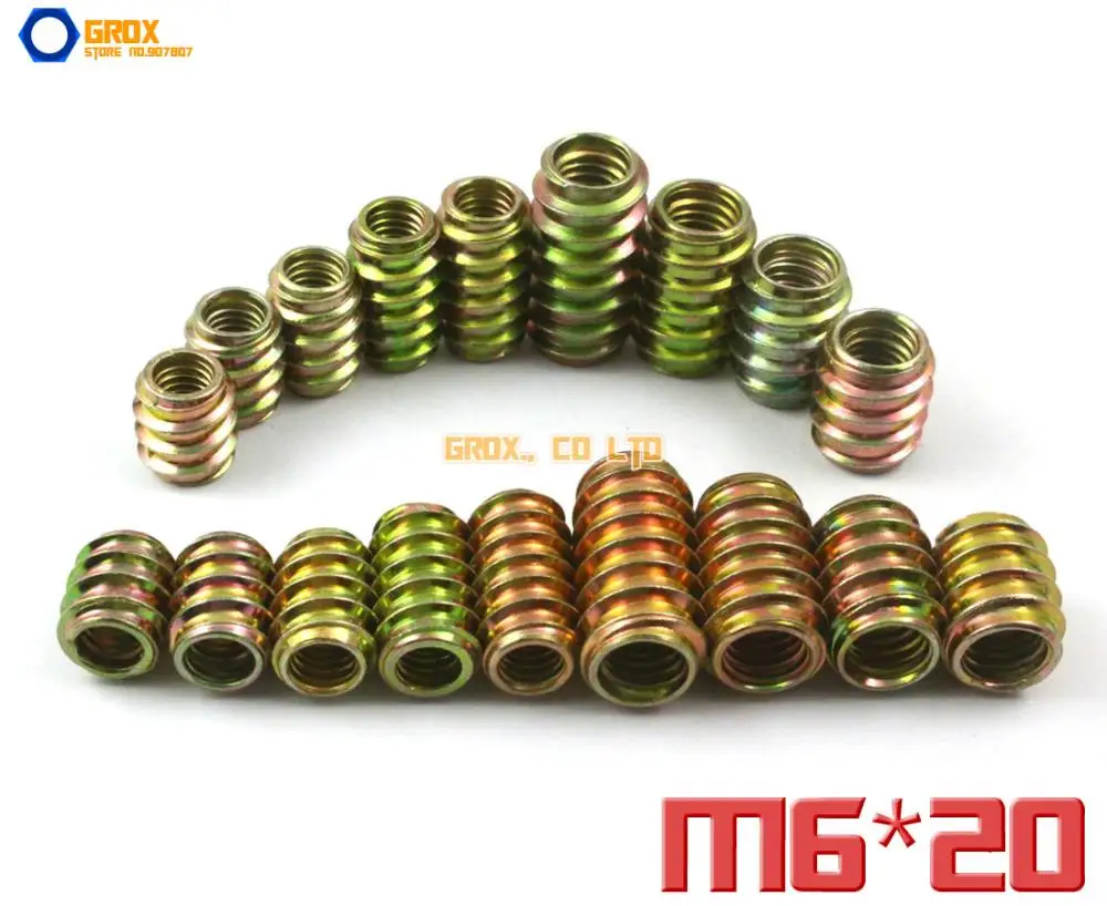

Крепеж для мебели M6 x 20 мм, 50 шт.