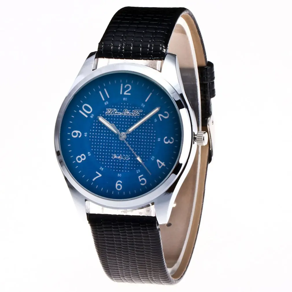 Личи шаблон кожаный ремешок для часов модные часы легко подходят элегантный