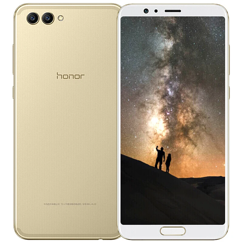 Global ROM huawei Honor V10 6 4G B 20MP + 16MP двойной камеры заднего 3750 мАч 5 99 &quotKirin 970 Octa Core LTE