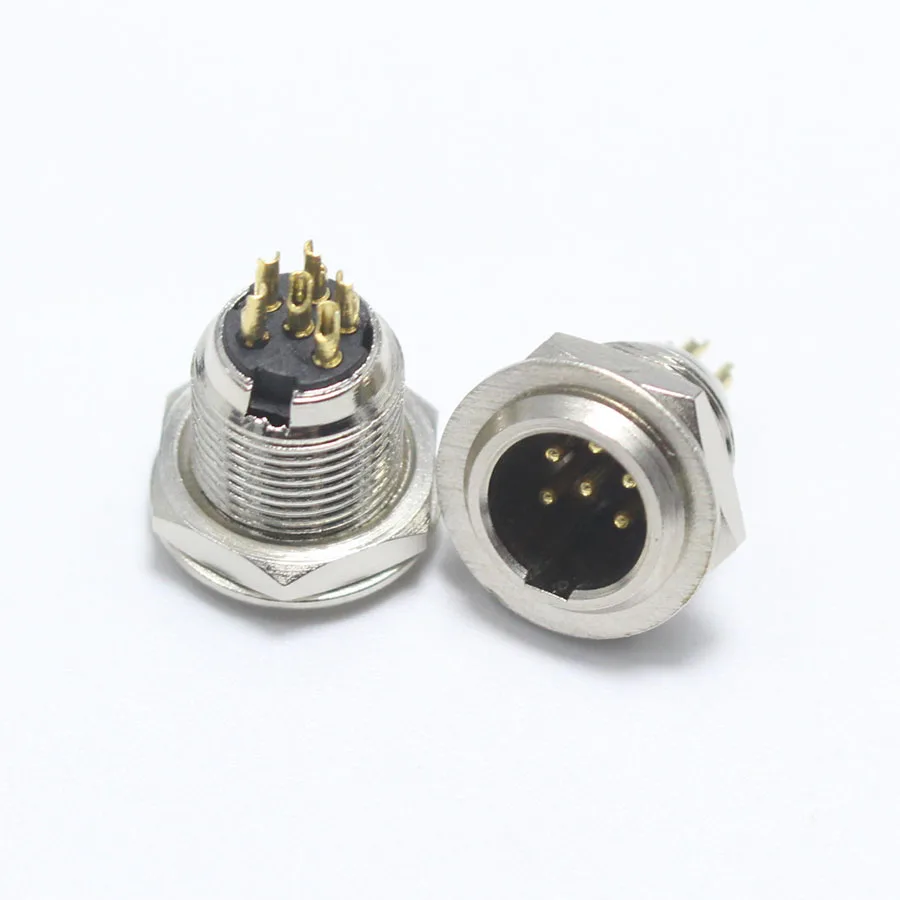 EClyxun 10 шт. Высокое качество Мини XLR 3Pin 4Pin 5Pin 6Pin штекер Шасси Панель Разъем
