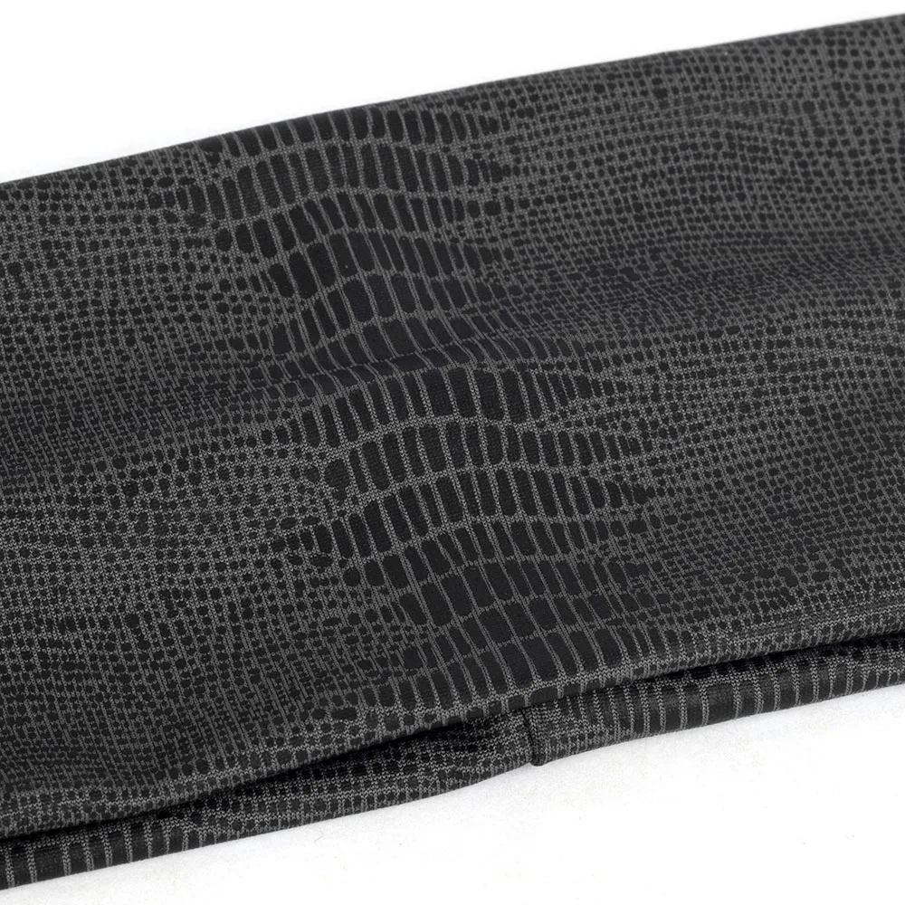 

Geebro New Fashion Women Crocodile Pattern Flat Headband Cotton Stretchy Hairbands For Female Accessories Turban Headwear AQ005