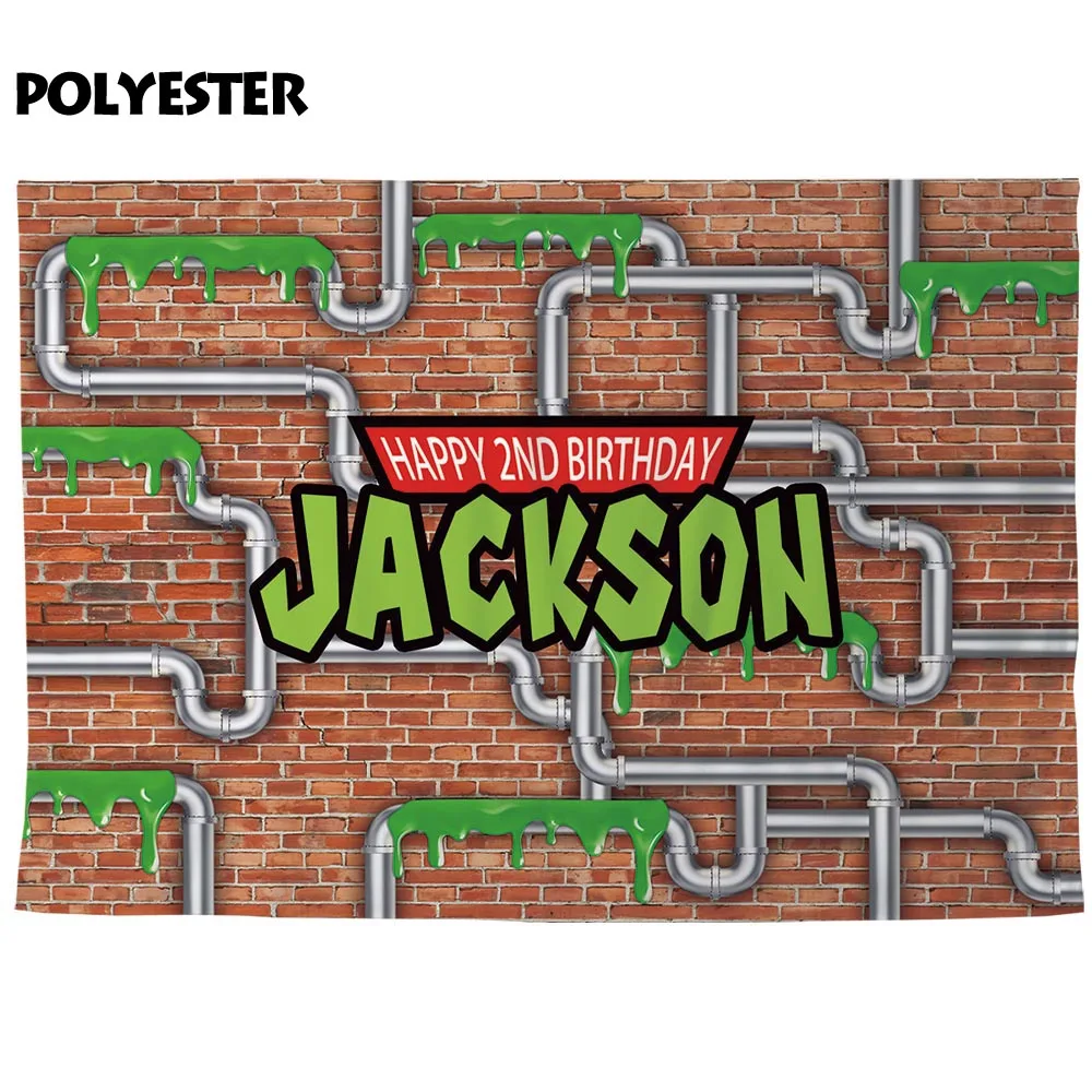 Allenjoy День Рождения вечерние графия фон граффити комикс кирпичная стена