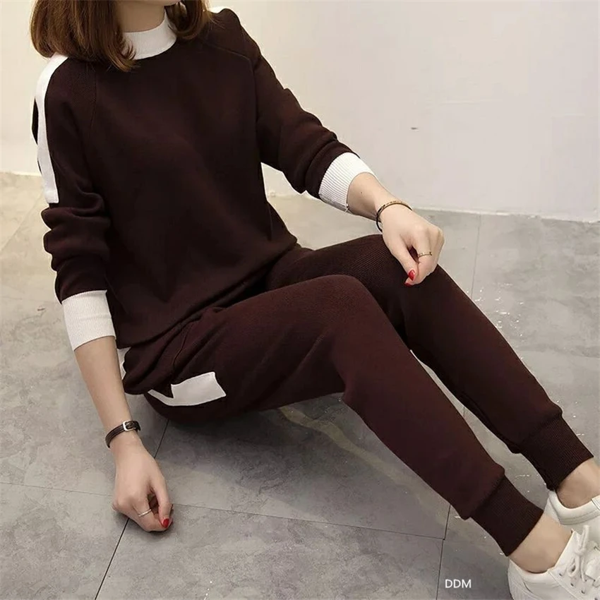 Комплект из двух предметов новинка 2018 Женский комплект 2 шт. модный осенний