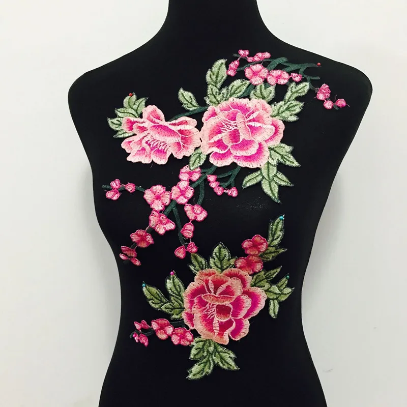 2 шт./набор нашивки с цветочной аппликацией для одежды платья вышивкой|sew on patches|dress