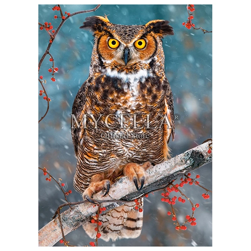 

Cartoon 5d DIY Diamond Painting Owl animals Crystal Diamond Embroidery Cross Stitch Needlework Full Diamond Mosaic Decor Gift