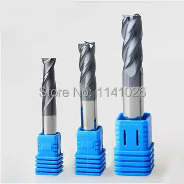 2F 16*16*40*100 HRC50 спиральные долото фрезерные инструменты Карбид CNC плоские концевые