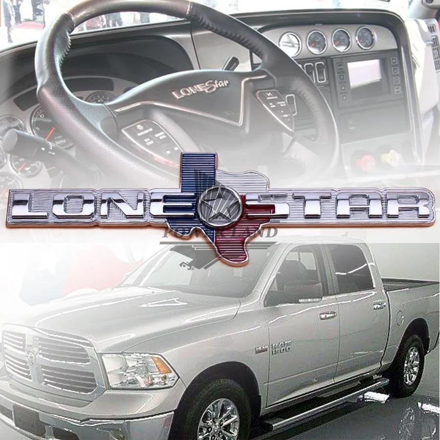 Для Chevrolet Dodge Ram Truck Lone Star 1500 2500 3500 металлическая для машины 3D Texas LoneStar Edition наклейка