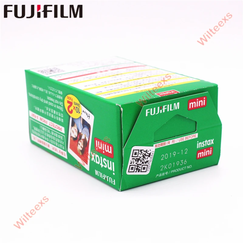 Оригинальный 60 листов Fujifilm Fuji Instax Mini Instant Фотобумага для мгновенного