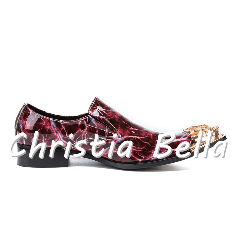 Christia Bella из натуральной кожи британский стиль женские туфли-лодочки Мужская