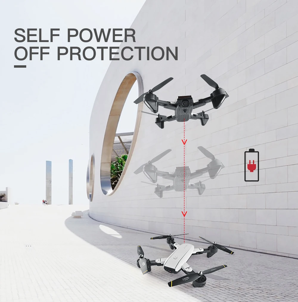 Двойная камера Smart Edition Дрон SG700 с функцией захвата жестов Безголовый режим 2,4 г 4CH FPV RC Квадрокоптер Вертолет игрушка