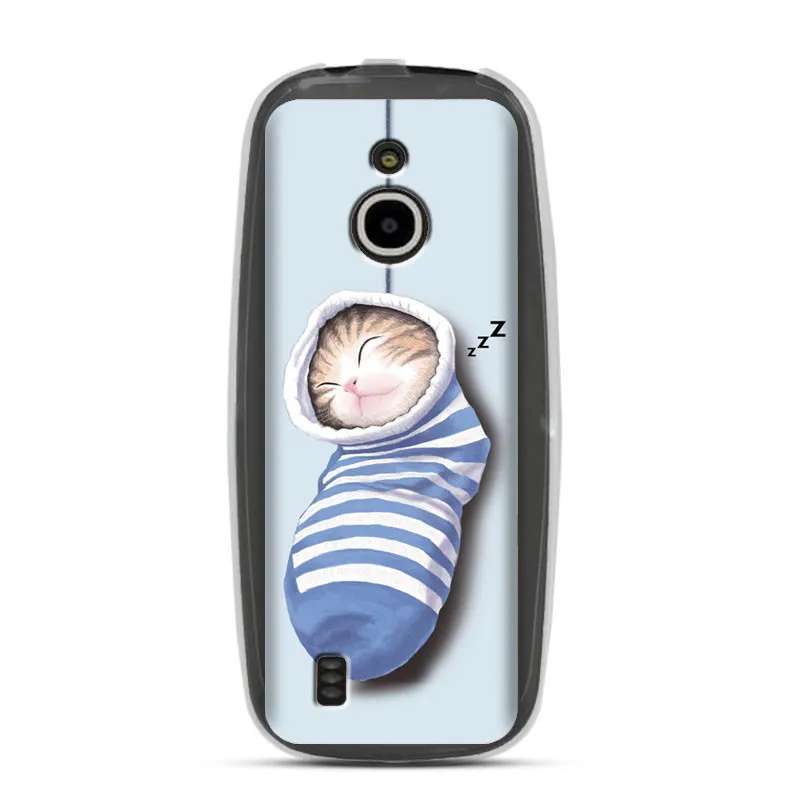 Soft Silicone Case for Nokia 3310 4G Cases Luxury Anti-knock TPU Coque Painted Phone Bags For Back Cover Shell |
