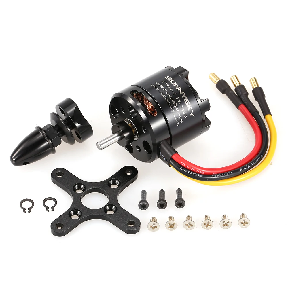 Бесщеточный двигатель X2814 1100KV X2820 3 4S 920KV 5S для радиоуправляемого самолета