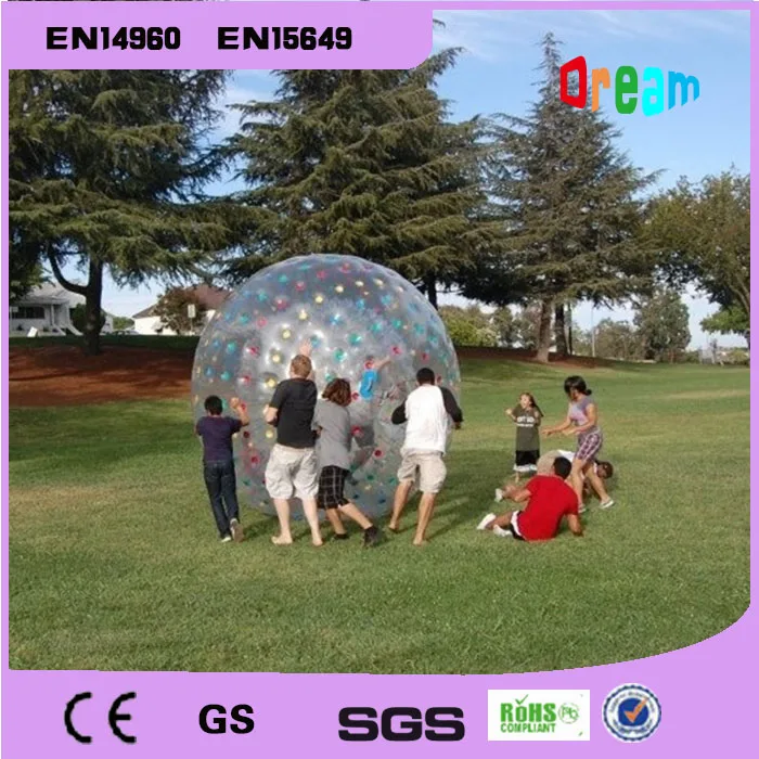Бесплатная доставка 2 5 м надувной шар для Зорба из ПВХ боулинга уличный
