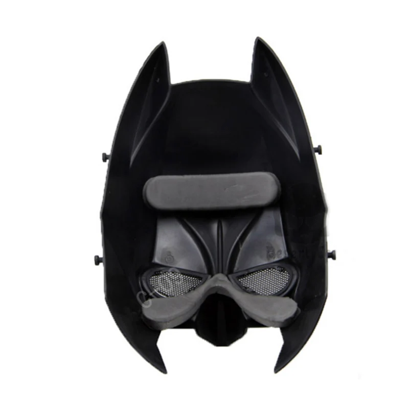 Бэтмен Полный уход за кожей лица Тактический взгляд Airsoft Пейнтбол Маска CS Wargame