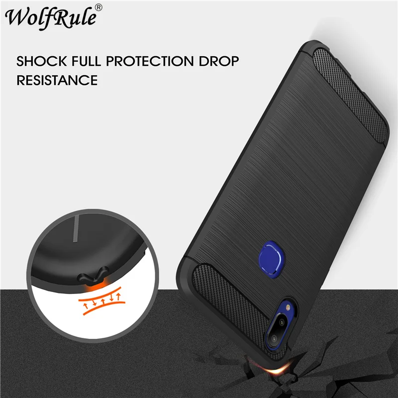 Wolfrule Capa Vivo V11 V11i чехол 6 3 &quotПолностью Защитный Прочный из углеродного волокна для