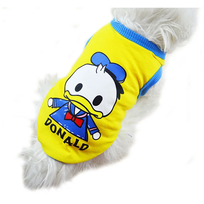 Летняя одежда для собак Французский Бульдог Мопс Пудель Shih Tzu йоркширского