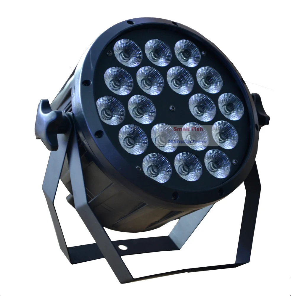 

New Eyourlife 2019 LED Flat Par Lights 18x12W 4in1 RGBW Led Slim Par Can with EU US Plug for Club Party Stage Disco DJ Lighting