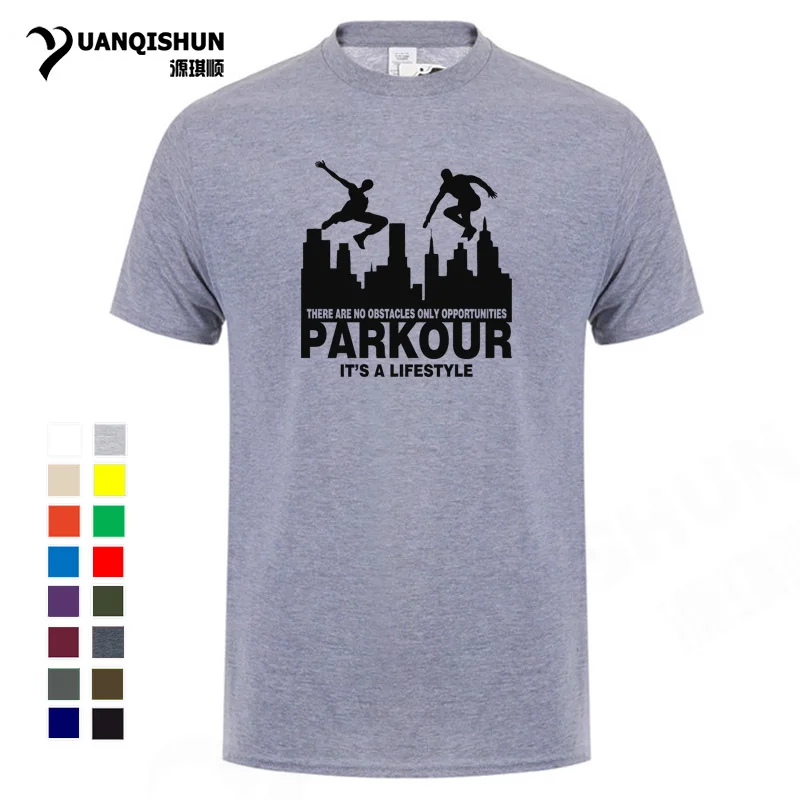 Личная Мужская городская парка футболка с принтом Нет препятствий только