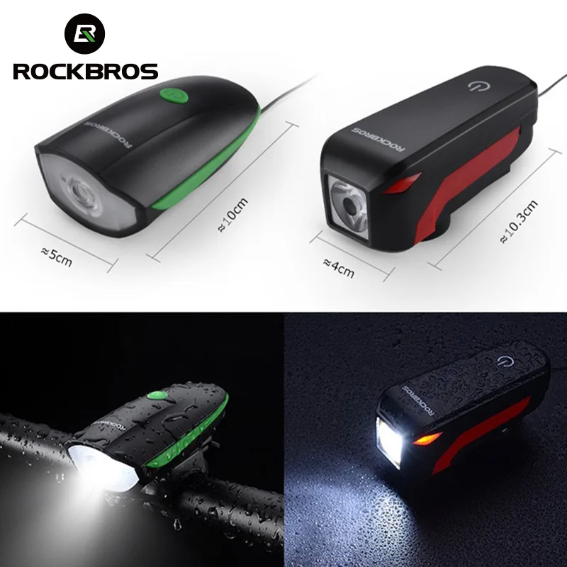 ROCKBRO 3 в 1 велосипедный светильник USB Перезаряжаемые Led 1200 мА/ч Водонепроницаемый 350