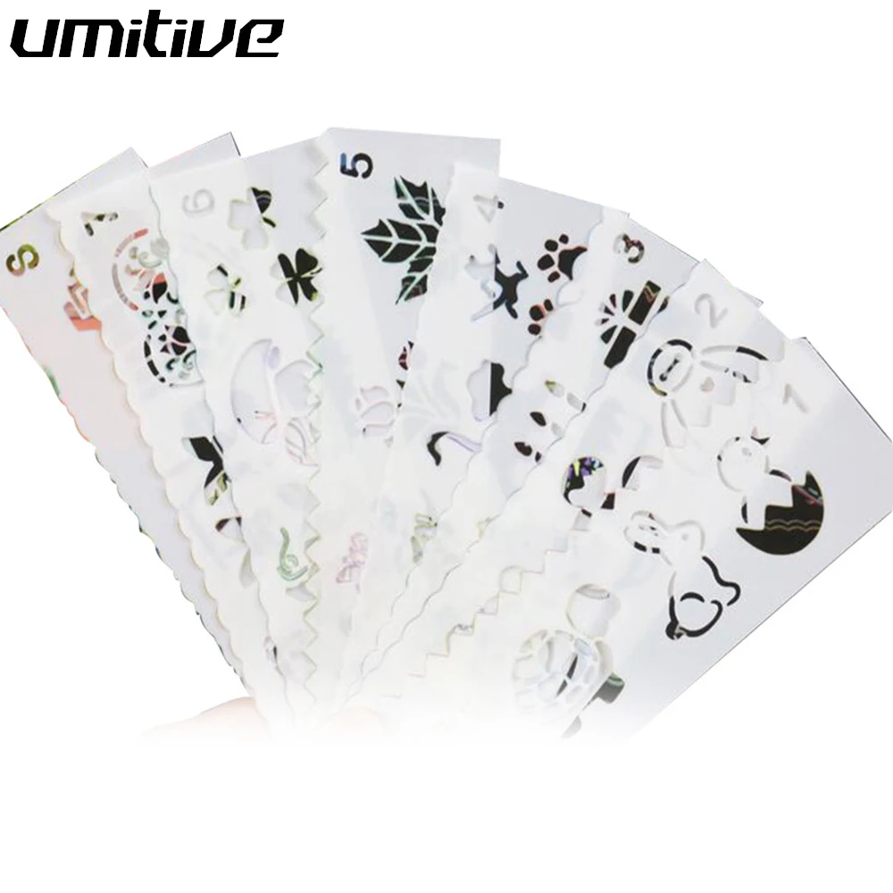Umitive 8 шт./компл. DIY трафареты скрапбукинга ручной работы шаблон фотоальбом