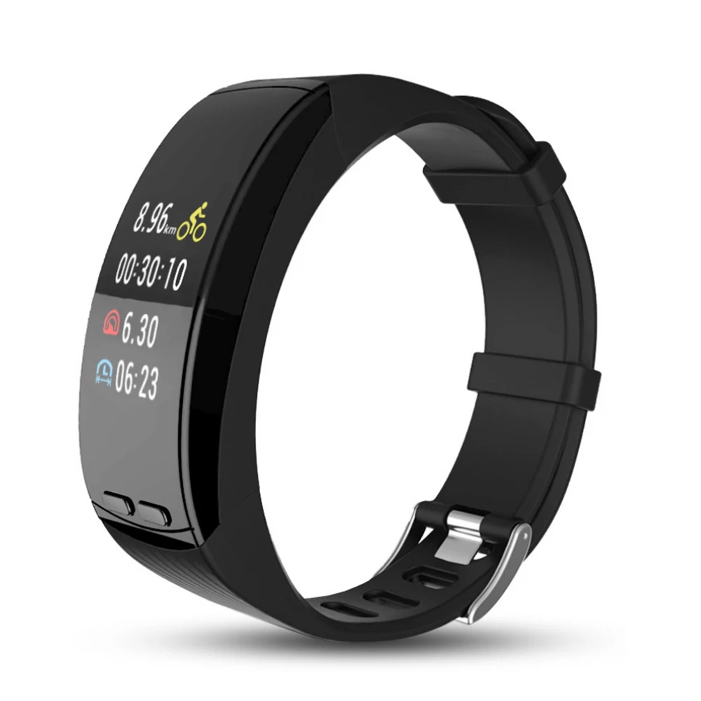 P5 gps умный Браслет монитор сердечного ритма Смарт Напульсники OLED Экран для Android IOS