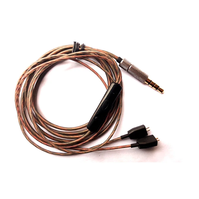 DIY Модернизированный MMCX кабель для Shure se215 se535 se846 Sennheiser ie80 ie8i ie8 TF10 W4R IM50 гарнитура 32