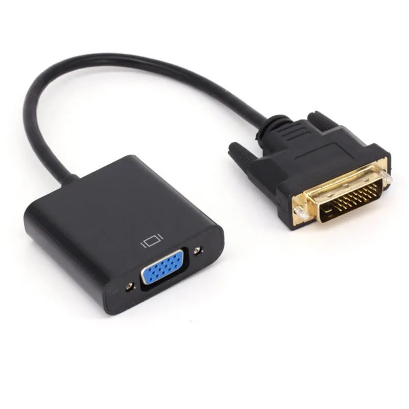 Оптовая продажа DVITo VGA 24 + 1 линия передачи DVI к HDMI адаптер видео сплиттер для
