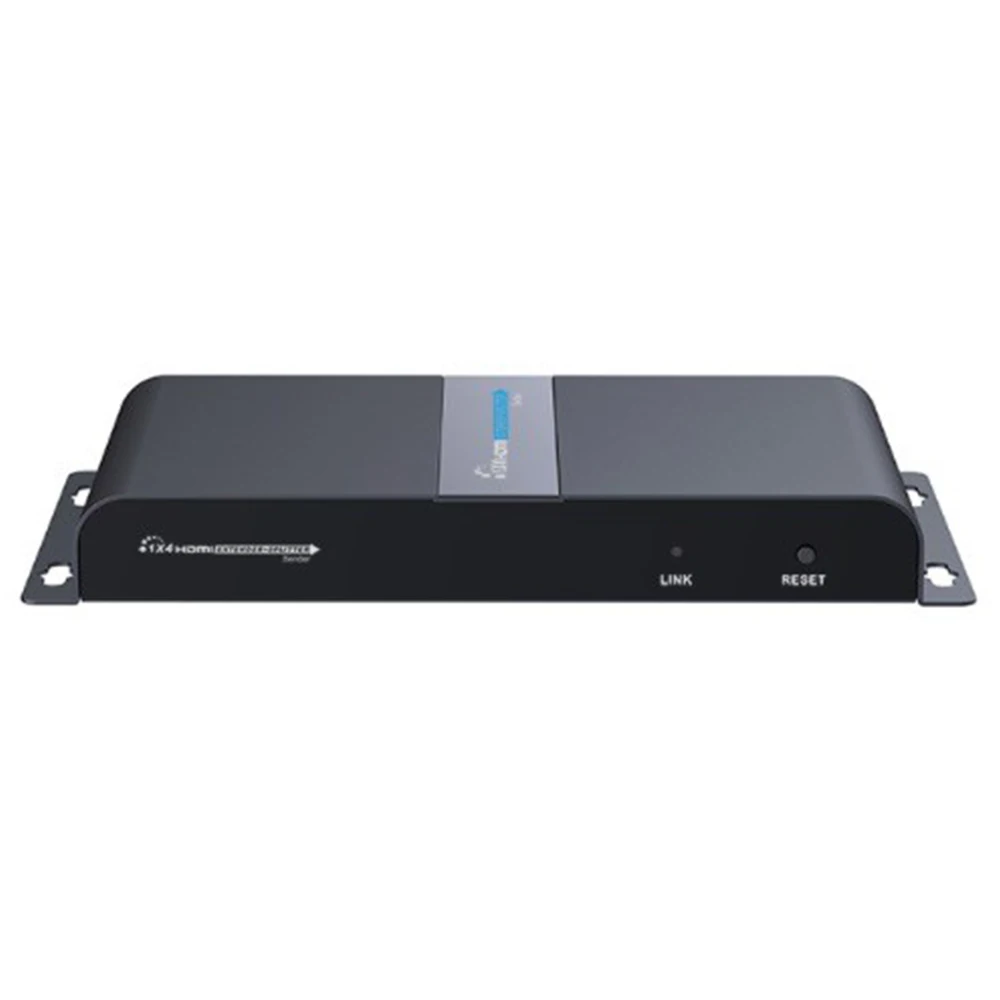 LKV714Pro HDMI 1X4 расширитель сплиттер с адаптером питания HDMI петля и ИК усилитель cat5e/6 до 60 м(1 TX и 4 RX в комплекте