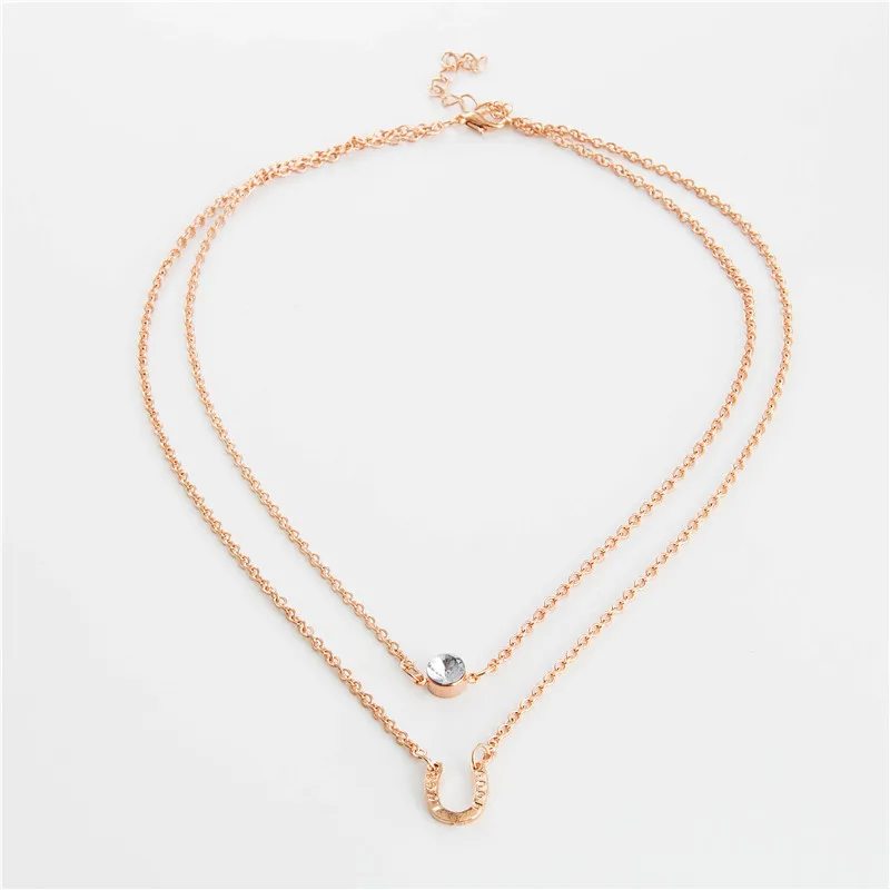 2018 дешевые ювелирные изделия Новый начальный Лариат Панк золото многослойное