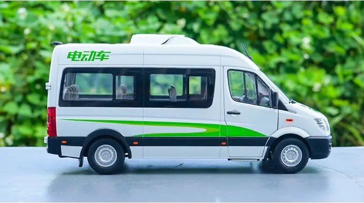 Сплав модель 1:24 Масштаб Kinglong Higer BEV чистый электрический транспорт автобус литья под давлением игрушка модель для коллекции украшения