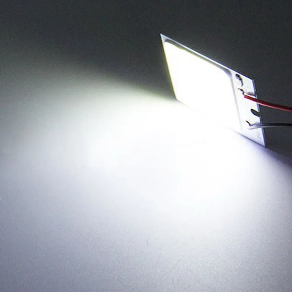 Чип COB 48 SMD супербелый автомобильный купольный светильник лампа для чтения 12 В