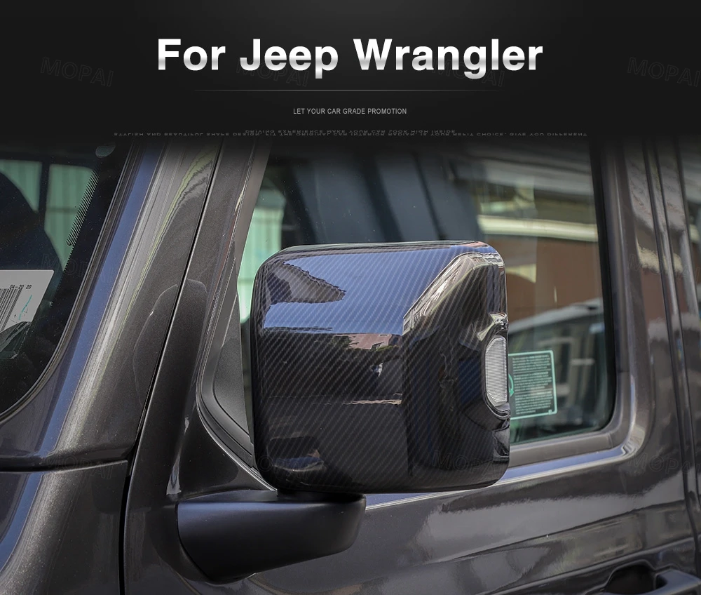MOPAI автомобильное зеркало и чехлы для Jeep Wrangler JL, покрытие зеркала заднего вида, наклейки для Jeep JL Wrangler, аксессуары