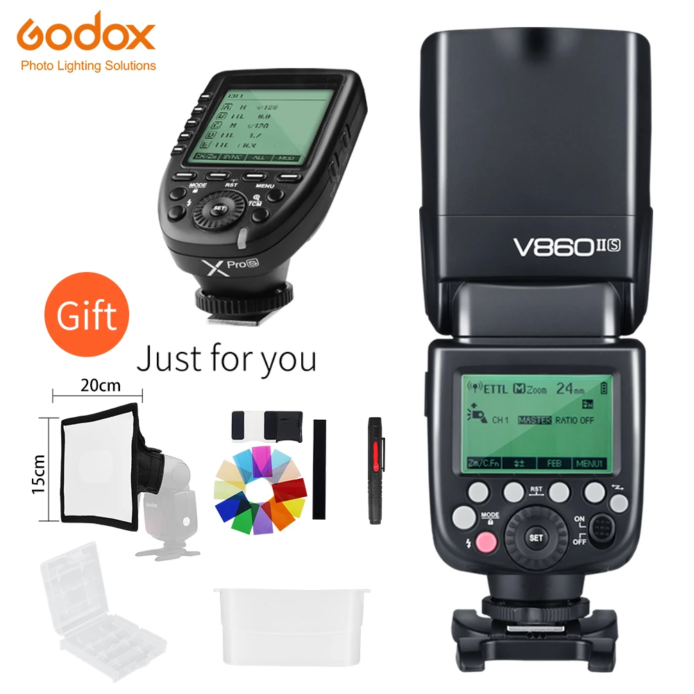Литий ионный аккумулятор Godox VING для Sony A7R/A7RII/A58/A6000 mi вспышка + Xpro s Trans Mi tter 1/8000S TTL