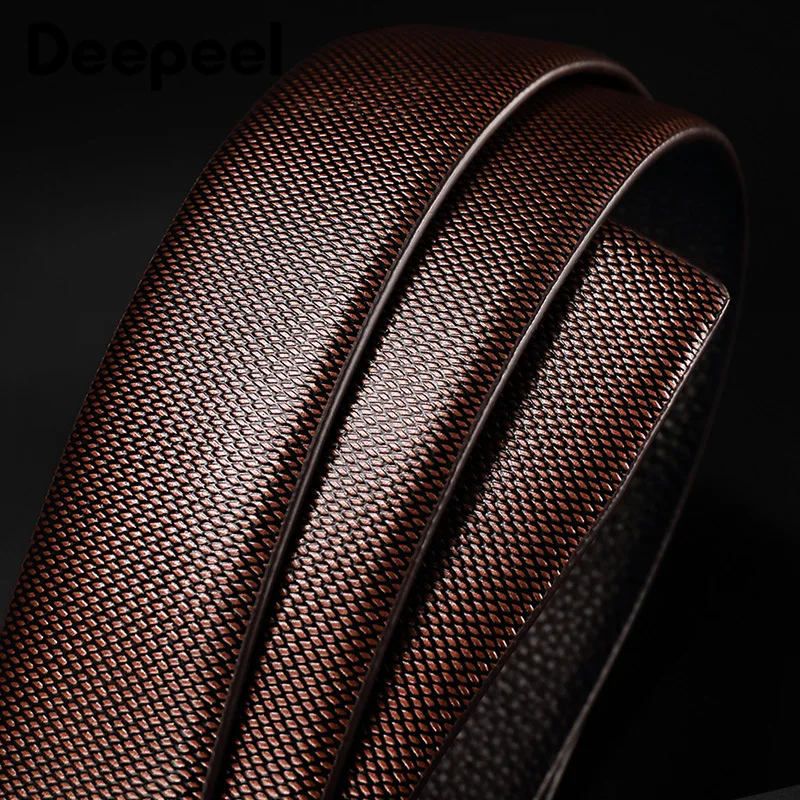Deepeel 1 шт. 3.3X105-125 см роскошный качественный дизайнерский ремень для мужчин s первый