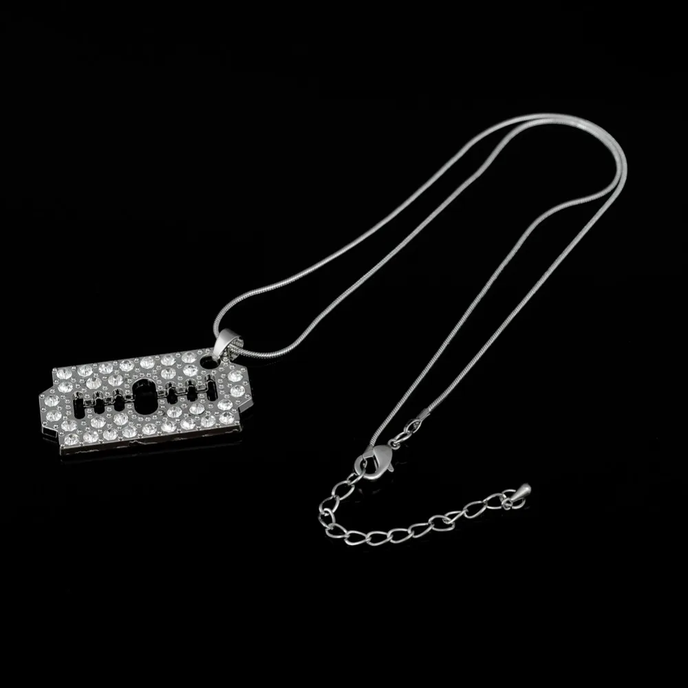 Модное металлическое ожерелье с подвеской в виде рыболовного крючка|fashion