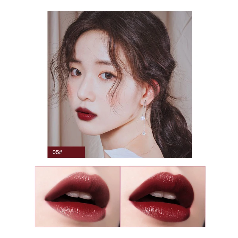 Красота Макияж 6 цветов помады легко носить настоящая матовая помада длинная