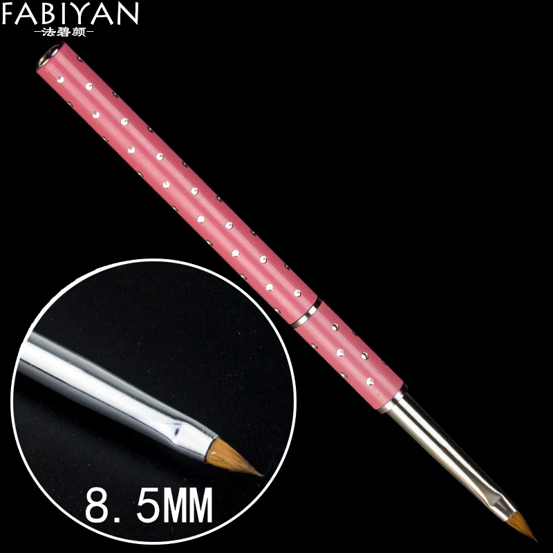 Ручка для рисования и дизайна ногтей кисть металлические разрезы искусственная