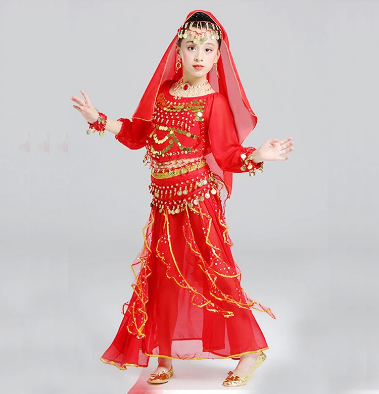 5 шт. детский костюм для танца живота | Тематическая одежда и униформа