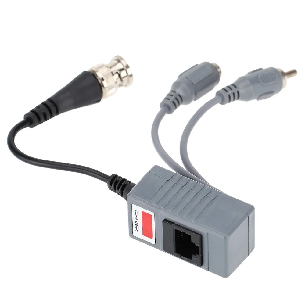 Yumiki CCTV Camera Audio Video Power Balun Transceiver BNC UTP RJ45 with and over CAT5/5E/6 Cable | Безопасность и защита