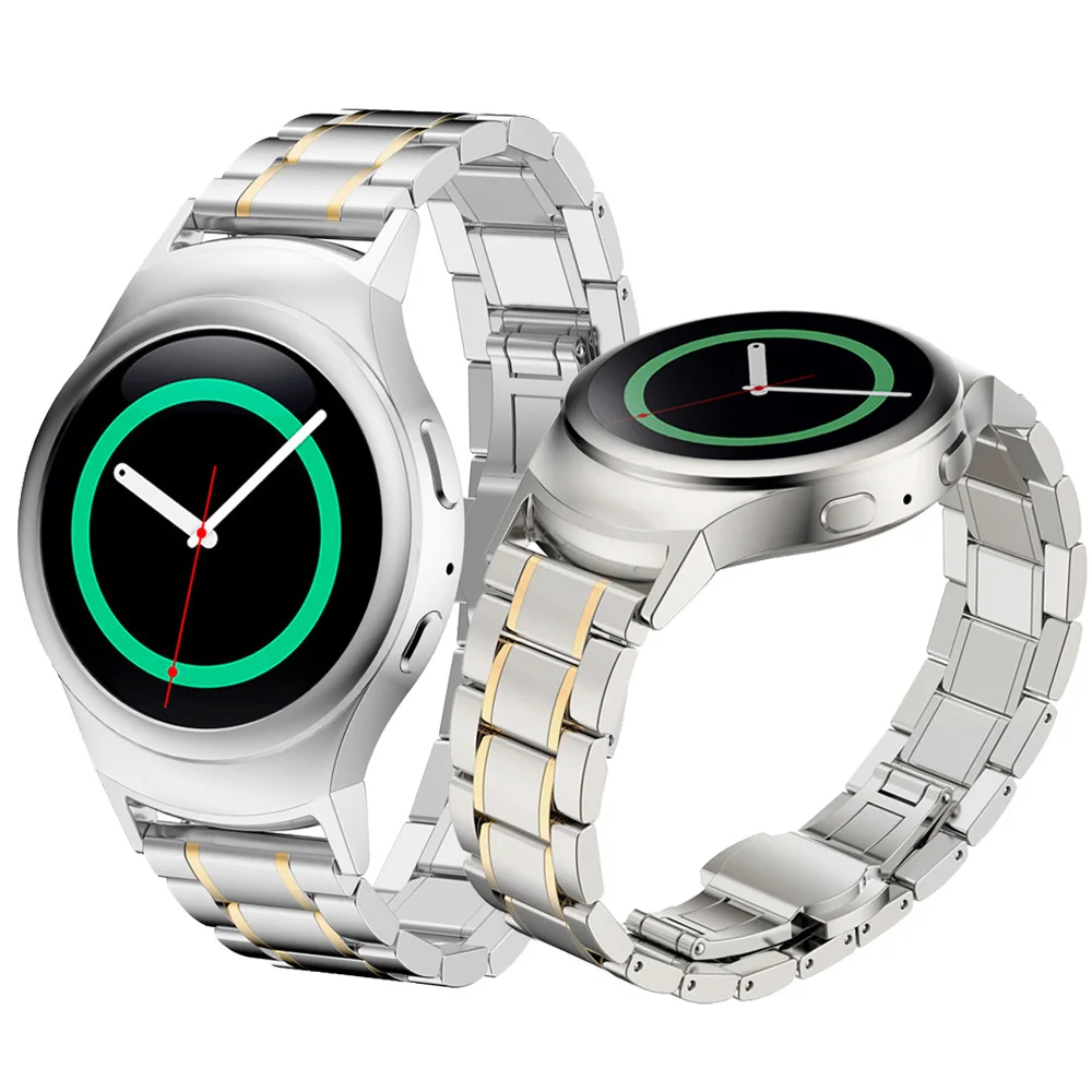 Браслет для смарт-часов Samsung Gear S2 R720 деловой металлический браслет из нержавеющей