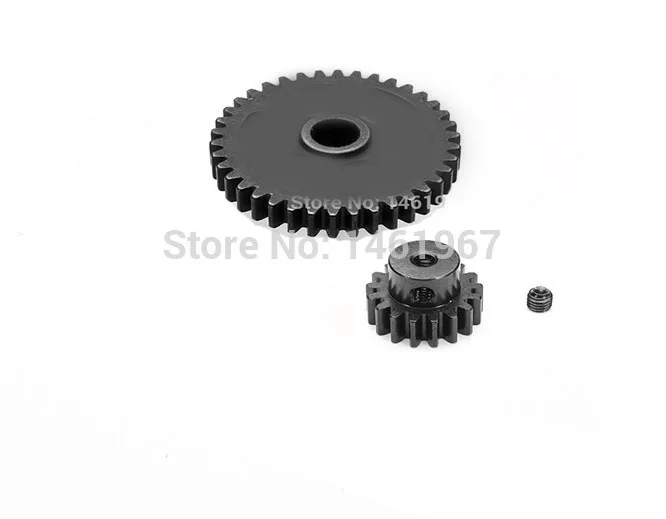 

2pcs/lot Wltoys A949-24 Upgrade Metal Reduction Gear + motor gear for Wltoys A949 A959 A969 A979 K929 1/18 Rc Car Part