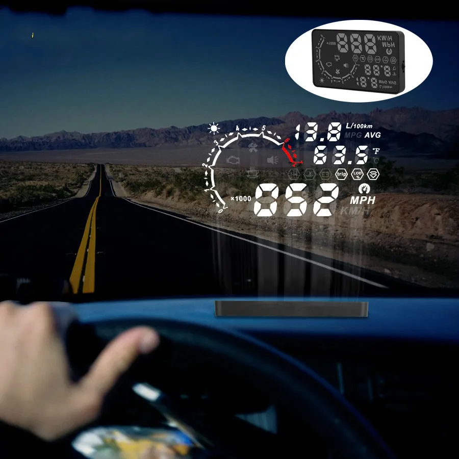 Tlxc X230 головой вверх Дисплей проектор автомобильный измеритель OBD2 пленка Obd II